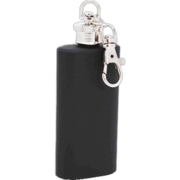 Maxam (R) 2oz Stainless Steel Keychain Flask
