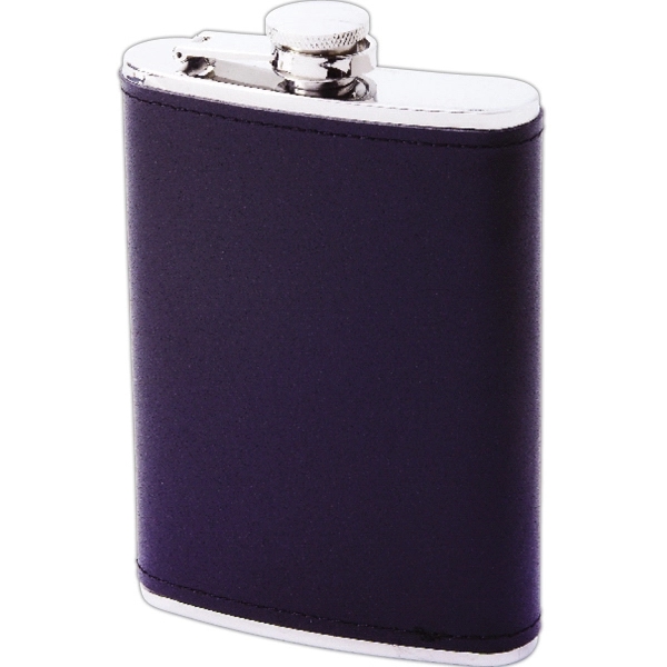 Maxam (R) 8oz Stainless Steel Flask With Wrap