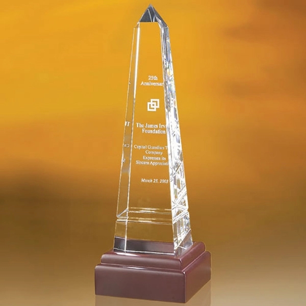 Bally Grooved Obelisk Award  12&quot;
