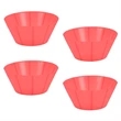 6&quot; Bowls, Set of 4 - Chili Red