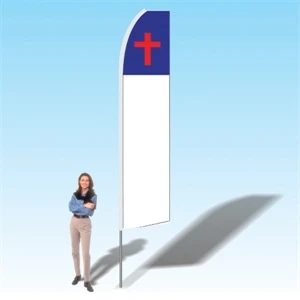15FT Christian Advertising Banner Flag