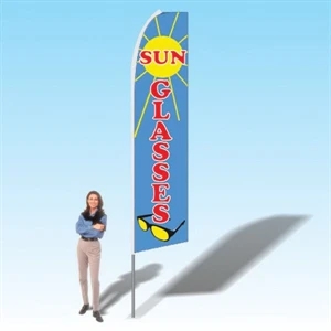 15FT Sunglasses Advertising Banner Flag