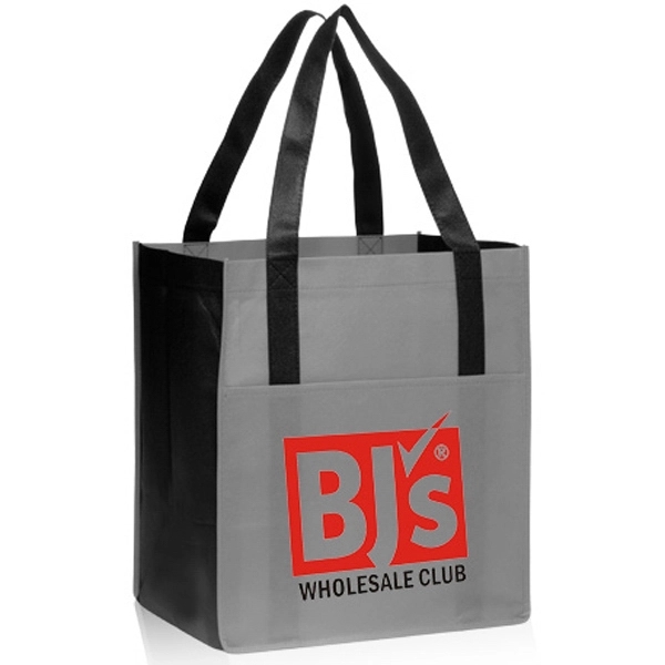 Non-Woven Shoppers Pocket Tote Bags - Image 3