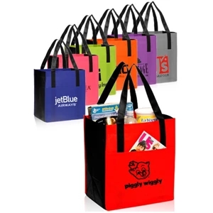 Non-Woven Shoppers Pocket Tote Bags