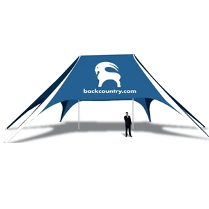 20ft x 63ft Branded Tent with No Graphics