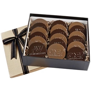 Six piece cookie and confection gift box
