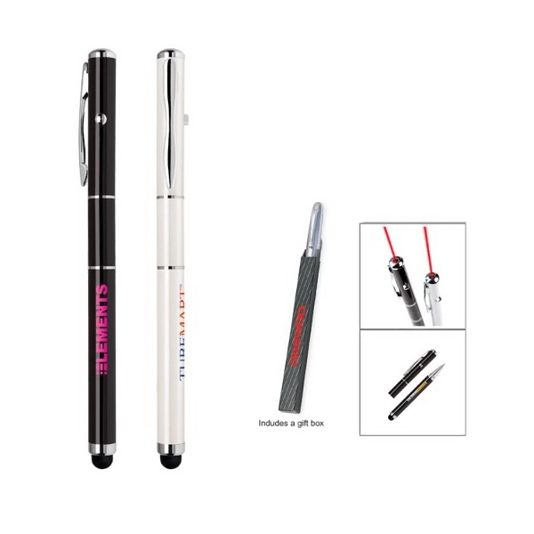 iPad/iphone stylus with laser pointer and ballpoint pen - Image 1