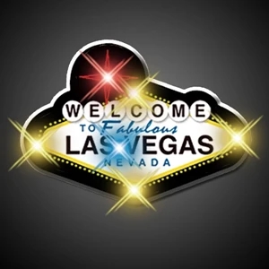Flashing "Welcome to Vegas" Flashing Pins