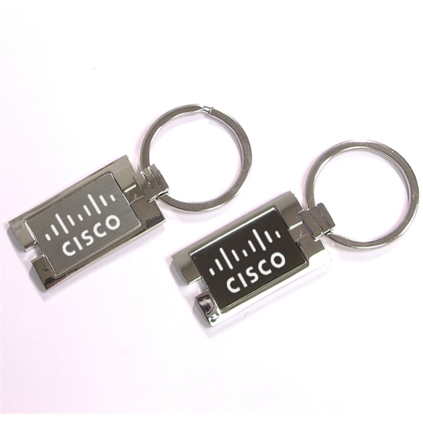 Chrome metal key holder - Image 1