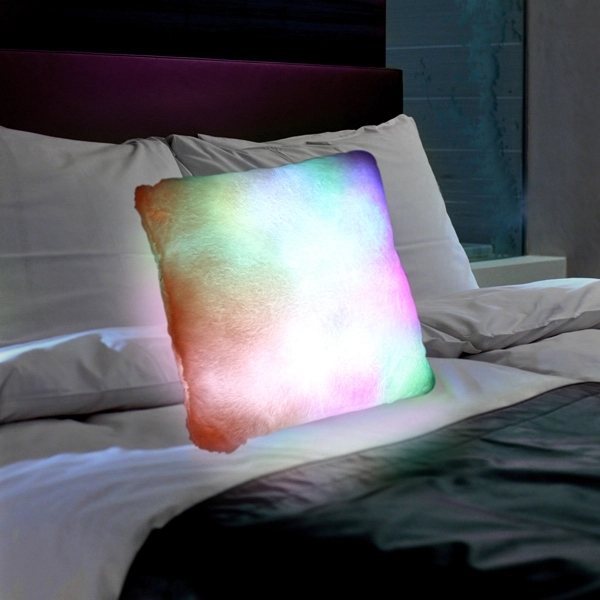 Light up pillow with slow change LED mood lighting - Image 2