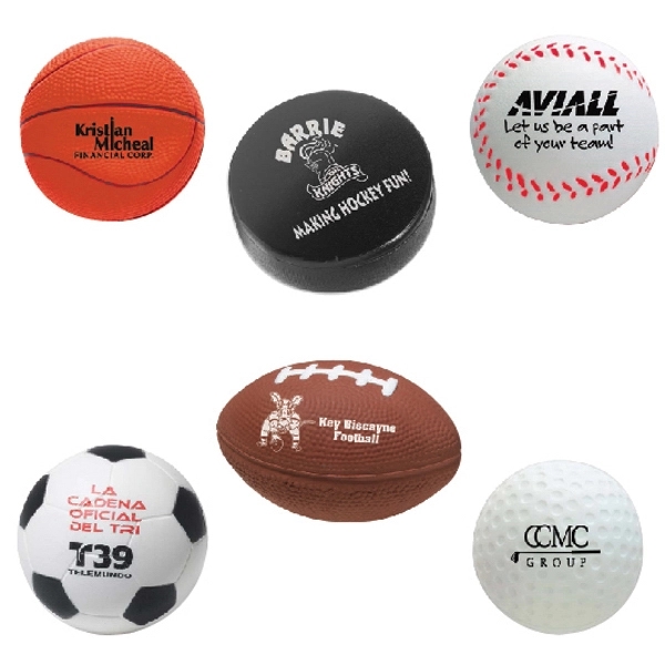Hockey Puck Shaped Stress Reliever - Image 2