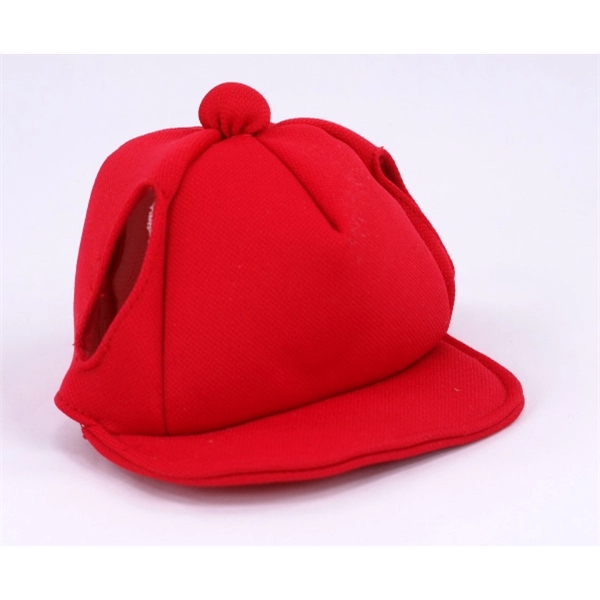 12&quot; Red Nylon Baseball Cap