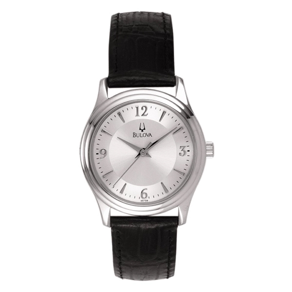 Bulova Corporate Collection Women&apos;s Leather Strap Watch