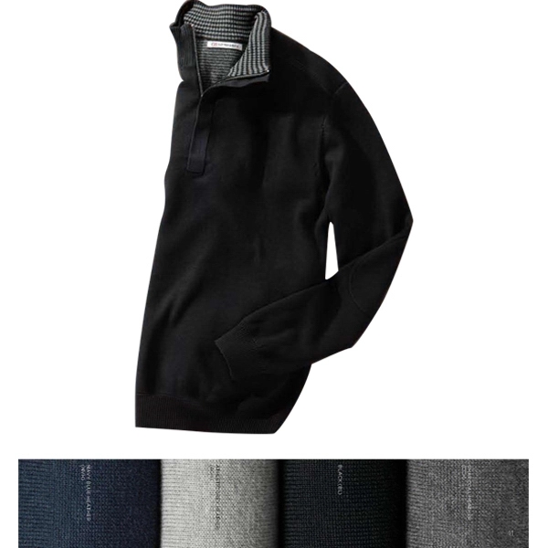 Men&apos;s Big And Tall Broadview Half Zip Sweater
