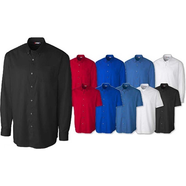 Clique Avesta Long Sleeve Stain Resistant Twill Shirt