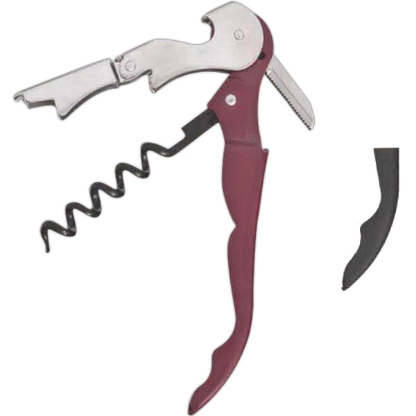 Duo-Lever™ Corkscrew, "Soft-Feel" Rubberized Handle - Image 1