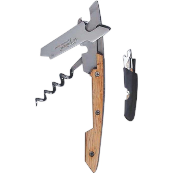 Le Thiers™ Sommelier Corkscrew, Oak Handle - Image 1