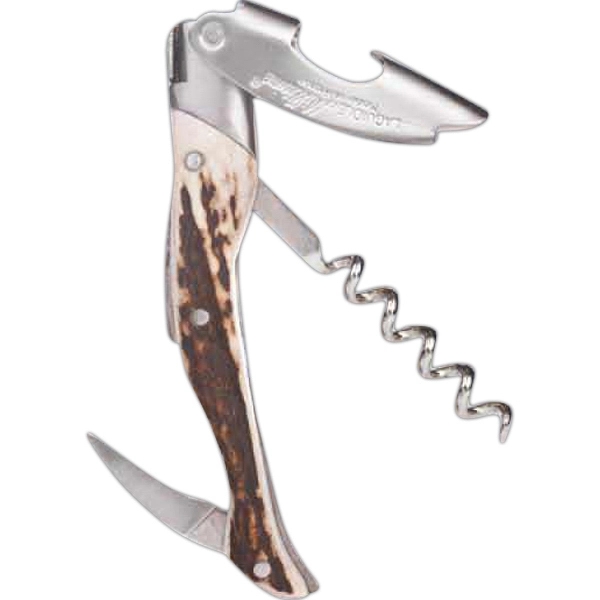 Laguiole Millesime® Corkscrew - Stag Horn Handle - Image 1