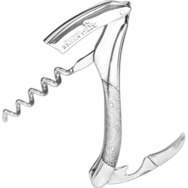 Laguiole en Aubrac Corkscrew - Silver Texalium Handle - Image 1