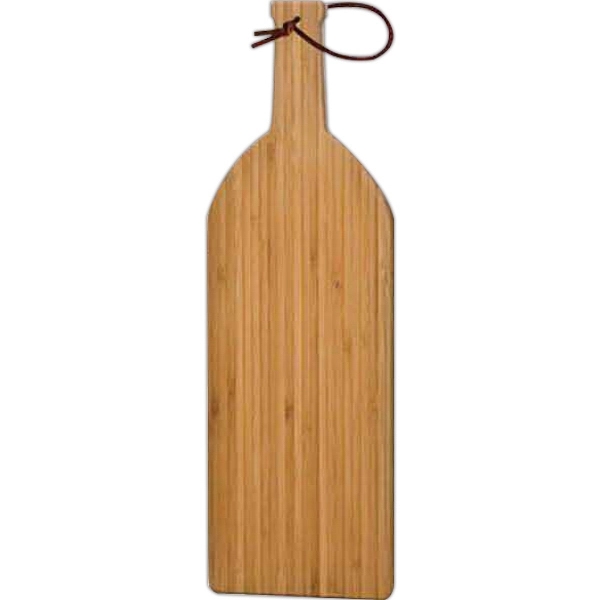 Bamboo Cutting Board, Wine Bottle Shape, Small - Image 2