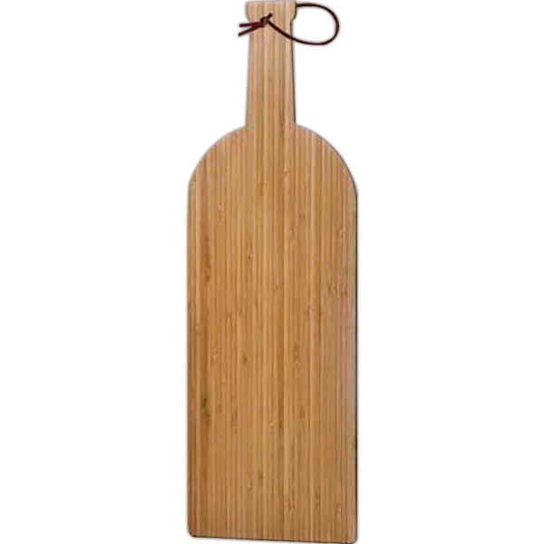Bamboo Cutting Board, Wine Bottle Shape, Large - Image 2