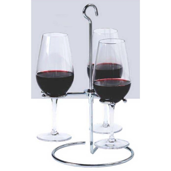 Trio Wine Flight Glass Holder - Image 1