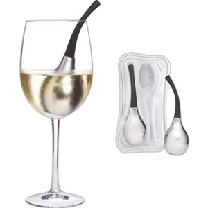 Cool-Bell™ Wine Glass Chiller, Set of Two With Case