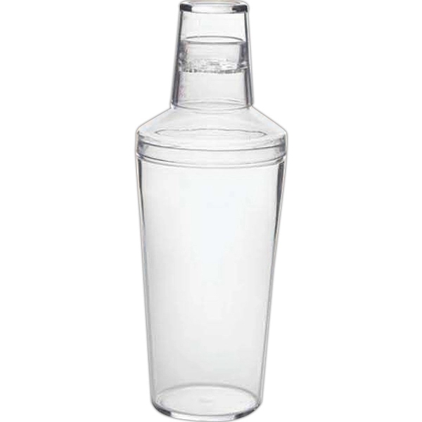 Plastic Cocktail Shaker Set, 3 piece, 18 oz - Image 1