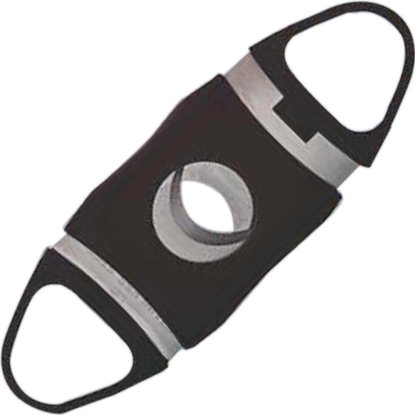 Oval Shaped Cigar Cutter, Double Cut Blade
