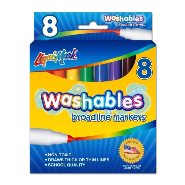 8 Pack Washable Markers