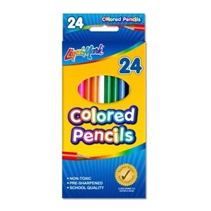 24 Pack Colored Pencils