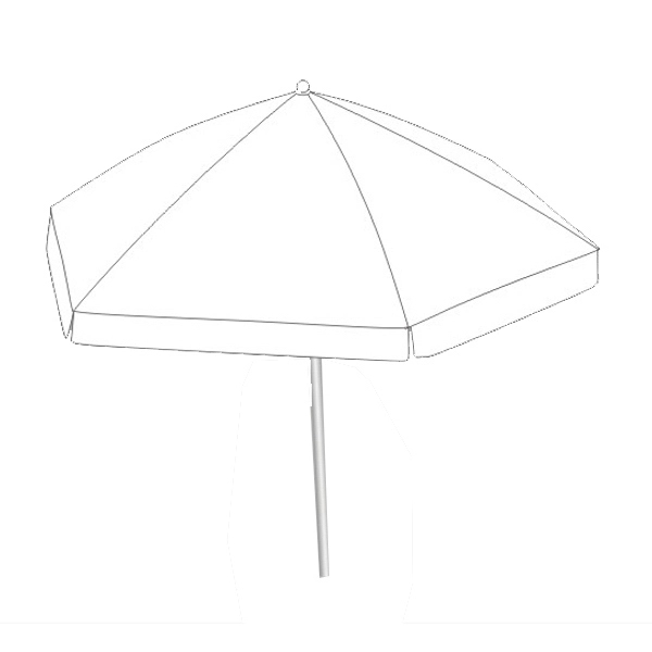 Umbrella 8 Panel (no art) - Image 1