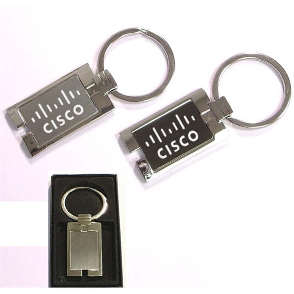 Chrome metal key holder - Image 1