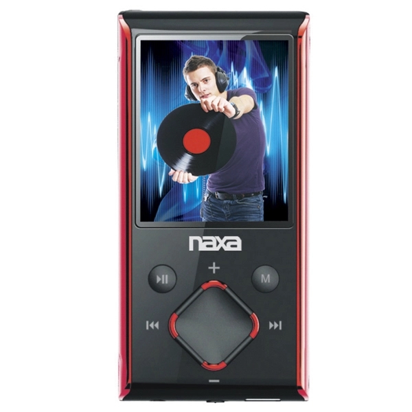 4GB Portable Media Player w/1.8&quot; LCD Screen, Red