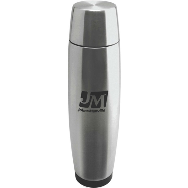 24 oz. Stainless Steel Vacuum Flask with Lid/Cup - Image 2