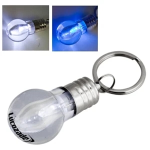 Miniature LED Lightbulb Keychain