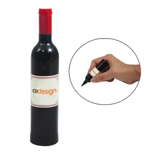 Elegant Wine Bottle Pen