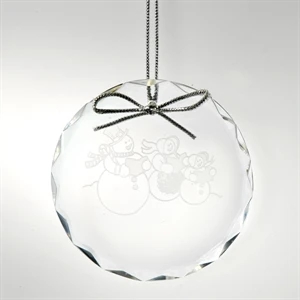 Award-Optic Crystal Christmas Ornament