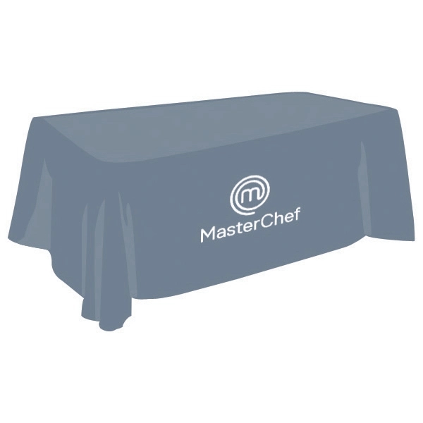 One Color 6 Ft. Draped Table Cover - Image 5