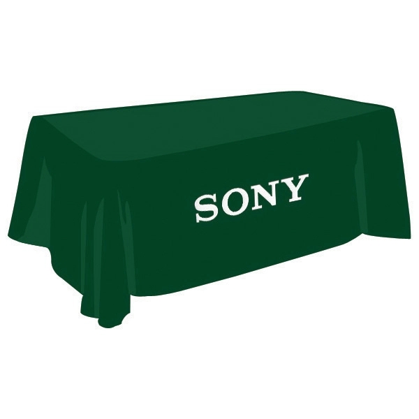 One Color 6 Ft. Draped Table Cover - Image 6