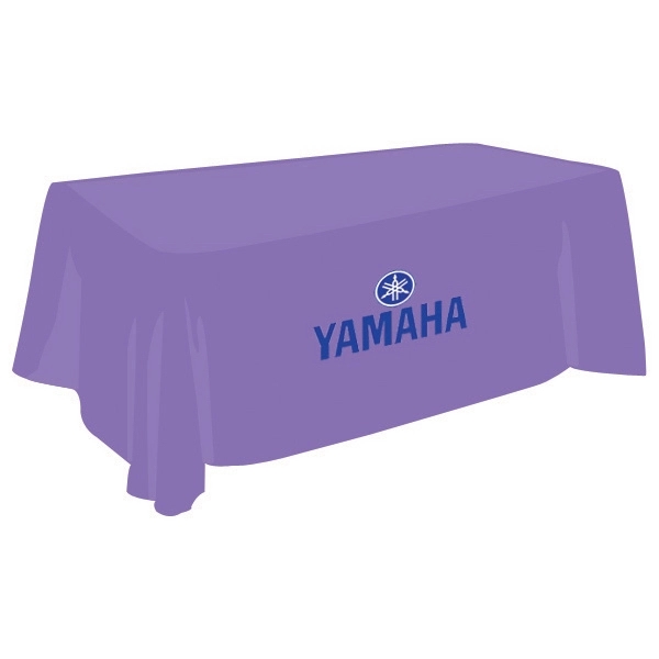One Color 6 Ft. Draped Table Cover - Image 9