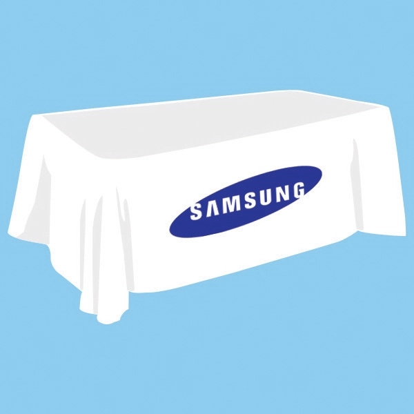 6 Ft. Throw-Style Table Cover - 3-DAY - Image 1