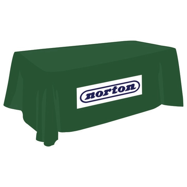 Two Color 8 Ft. Indoor Outdoor event table cloth - Image 3