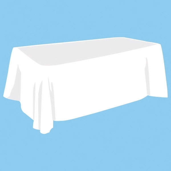 8 Ft. Blank Tablecloth Throw-Style