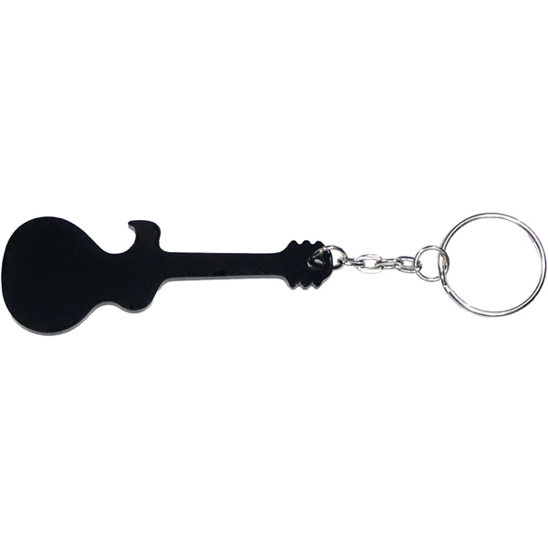 Guitar shape bottle opener keychain - Image 2