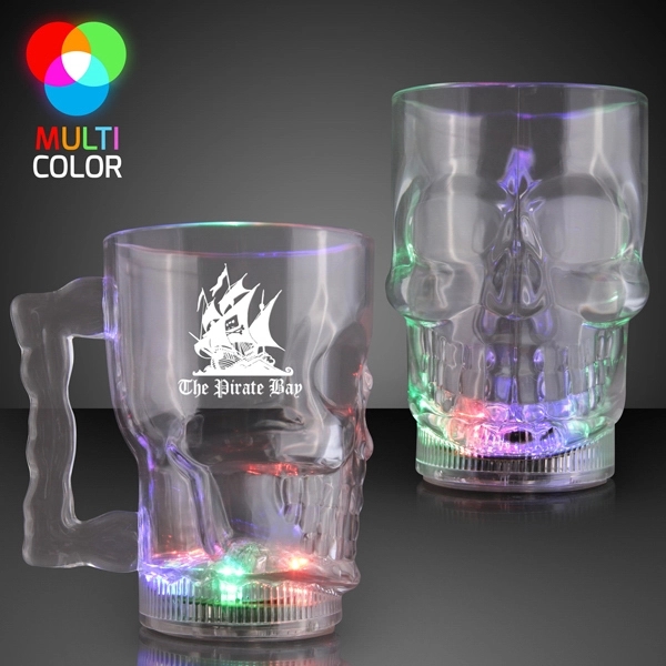 Light Up Skull Halloween Party Mug - Image 1