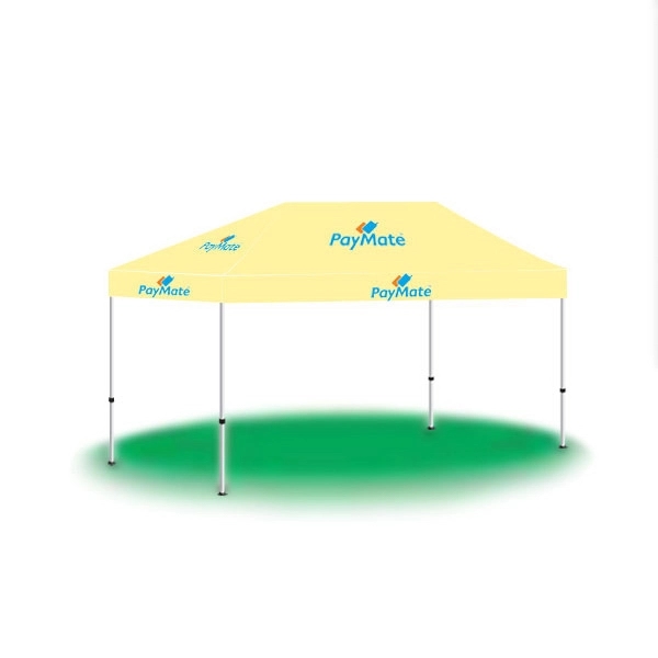 10' x 15' Custom Pop Up Printed Canopies-2 Color - Image 1