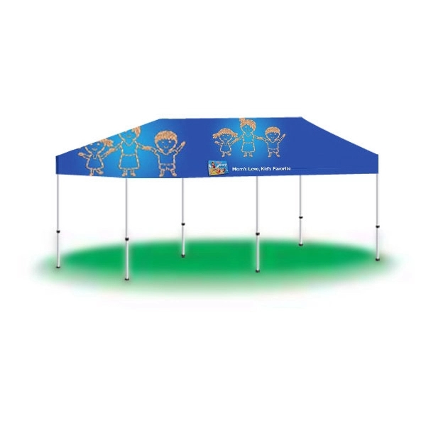 10' x 20' Tent Imprinted Logo Pop Up Tent-Full Digital - Image 5