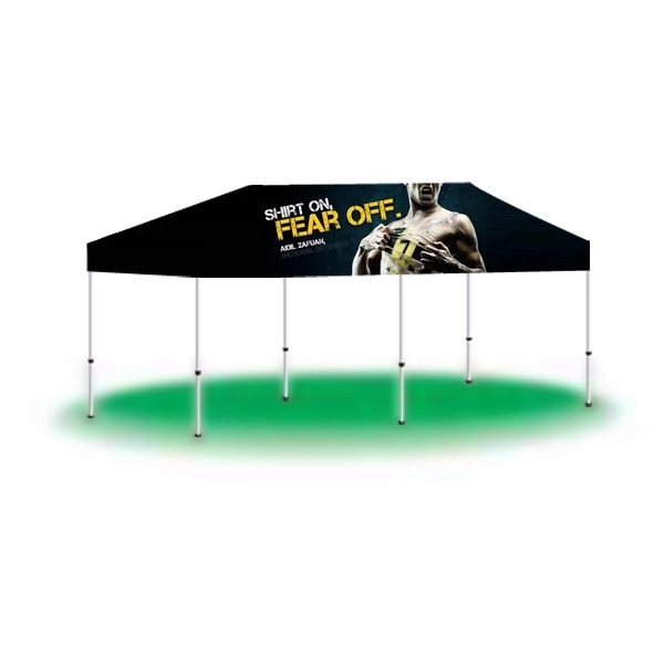 10' x 20' Tent Imprinted Logo Pop Up Tent-Full Digital - Image 9