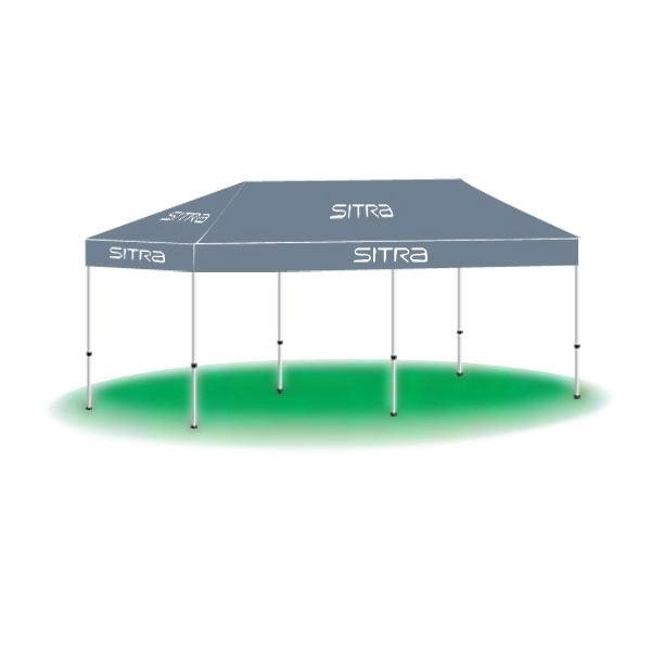 10' x 20' Custom Printed Popup Tent-1 Color - Image 7